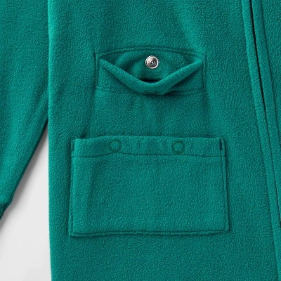 Toddler Adaptive Abdominal Access Fleece Union Suit Pajamas - Cat & Jack™ 5 Toddler Adaptive Abdominal Access Fleece Union Suit Pajamas - Cat & Jack™ - Image 3