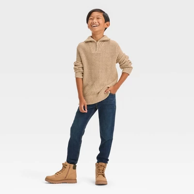 Boys' Quarter Zip Pullover Sweater - Cat & Jack™ 4 Boys' Quarter Zip Pullover Sweater - Cat & Jack™ - Image 2