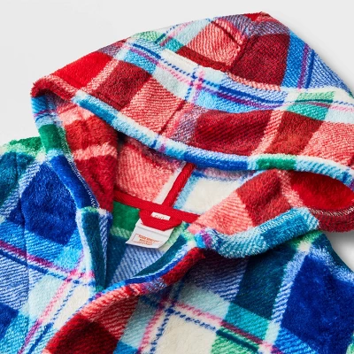 Toddler Boys' Plaid Robe - Cat & Jack™ Red 4 Toddler Boys' Plaid Robe - Cat & Jack™ Red - Image 2