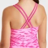 Girls' Tiger Tie-Dye One Piece Rash Guard - Cat & Jack™ Pink -Kid Clothing GUEST ea359b1c 93a5 4d96 90d3 9e673d0695df