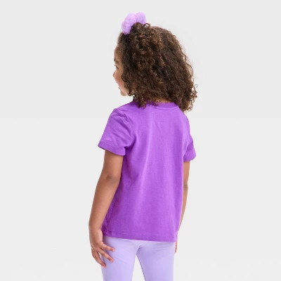 Toddler Girls' Rainy Day Graphic T-Shirt - Cat & Jack™ Purple 4 Toddler Girls' Rainy Day Graphic T-Shirt - Cat & Jack™ Purple - Image 2