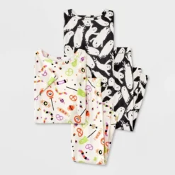 Toddler Boys' Soft Brushed Tight Fit 2pc Ghosts And Candy Pajama Set - Cat & Jack™ Black -Kid Clothing GUEST ec6a2797 df61 457e acdb 35c130996a44