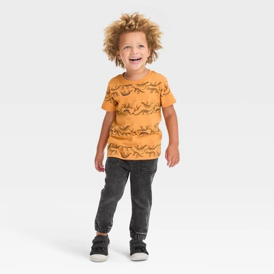 Toddler Boys' Pull-On Denim Jogger Pants - Cat & Jack™ 4 Toddler Boys' Pull-On Denim Jogger Pants - Cat & Jack™ - Image 2