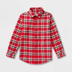 Boys' Adaptive Woven Plaid Button-Down Shirt - Cat & Jack - Red 9 Boys' Adaptive Woven Plaid Button-Down Shirt - Cat & Jack - Red -Kid Clothing GUEST ee45b03f 2ef9 4f5d 983b 598bf0583117
