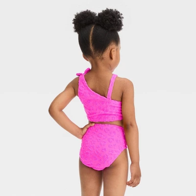 Toddler Girls' One Shoulder Bikini Set - Cat & Jack™ 4 Toddler Girls' One Shoulder Bikini Set - Cat & Jack™ - Image 2