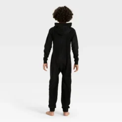 Boys' Halloween Skeleton Union Suit - Cat & Jack™ Black