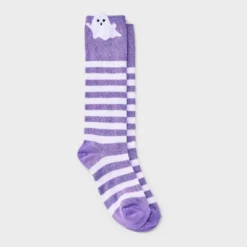 Kids' 2pk Sparkle Ghost And Striped Halloween Knee High Socks - Cat & Jack™ 7 Kids' 2pk Sparkle Ghost And Striped Halloween Knee High Socks - Cat & Jack™ -Kid Clothing GUEST f3d05dd9 2794 45c4 a802 c39e157a06ba