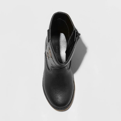 Toddler Girls' Simone Western Boots - Cat & Jack™ Black 4 Toddler Girls' Simone Western Boots - Cat & Jack™ Black - Image 2