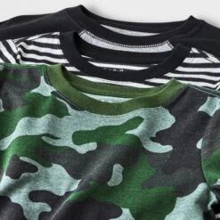 Toddler Boys' 3pk Camoflauge Long Sleeve Shirt - Cat & Jack™ Gray/Black 6 Toddler Boys' 3pk Camoflauge Long Sleeve Shirt - Cat & Jack™ Gray/Black -Kid Clothing GUEST f4490714 1693 4708 add5 a331f8429c3c