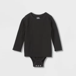 Toddler Long Sleeve Bodysuit - Cat & Jack™ Black -Kid Clothing GUEST fa123fea c3f1 4e6e a465 8cc4b1ddfee1