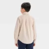Boys' Long Sleeve Button-Down Dress Shirt - Cat & Jack™ Beige 1 Boys' Long Sleeve Button-Down Dress Shirt - Cat & Jack™ Beige -Kid Clothing GUEST fb60698e 834d 4a7b b7fc 2b169e3e62ea