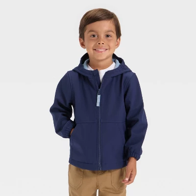 Toddler Boys' Full Zip Softshell Jacket - Cat & Jack™ Navy Blue 10 Toddler Boys' Full Zip Softshell Jacket - Cat & Jack™ Navy Blue - Image 8