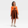 Girls' Adaptive Long Sleeve Sequin Halloween Tulle Dress - Cat & Jack™ Orange 2 Girls' Adaptive Long Sleeve Sequin Halloween Tulle Dress - Cat & Jack™ Orange -Kid Clothing GUEST fc268ab0 1154 43d0 a0e9 049b67a121bb