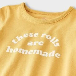 Baby These Rolls Are Homemade Short Sleeve Romper - Cat & Jack™ Yellow 7 Baby These Rolls Are Homemade Short Sleeve Romper - Cat & Jack™ Yellow -Kid Clothing GUEST fc4064e6 77fa 404f 812a e570249da42c