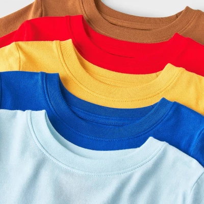 Toddler Boys' 10pk Short Sleeve Graphic T-Shirt - Cat & Jack™ 4 Toddler Boys' 10pk Short Sleeve Graphic T-Shirt - Cat & Jack™ - Image 2