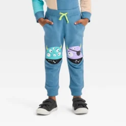 Toddler Boys' Monster Printed French Terry Jogger Pants - Cat & Jack™ Blue 7 Toddler Boys' Monster Printed French Terry Jogger Pants - Cat & Jack™ Blue -Kid Clothing GUEST fde1c502 73ec 41ed 8649 b364c1b64042