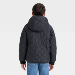 Kids' Hooded Reversible Puffer - Cat & Jack™