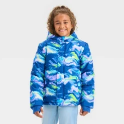 Girls' Abstract Puffer Jacket - Cat & Jack™ 7 Girls' Abstract Puffer Jacket - Cat & Jack™ -Kid Clothing GUEST ff4efc0e 3394 4dd3 889b 89802b5802dc