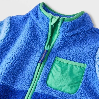 Toddler Boys' Full Zip Fleece Jacket - Cat & Jack™ 4 Toddler Boys' Full Zip Fleece Jacket - Cat & Jack™ - Image 2